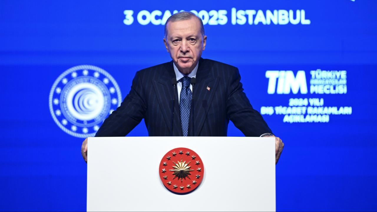 Cumhurbaşkanı Erdoğan, 2024 yılında Türkiye'nin ihracatını değerlendirdi.