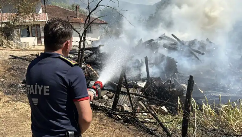 İzmir'de Ev Yangını Ormana Sıçradı: İtfaiye Ekipleri Seferber Oldu