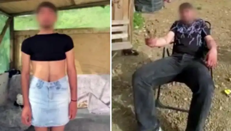 Hırsızlar Yakalandı, Kadın Kıyafeti Giydirildi! Sosyal Medyada Viral Oldu