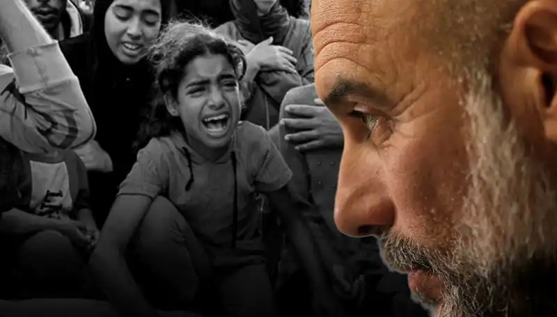 Pep Guardiola'nın Gazze Açıklaması: "Acıyı Vücudumda Hissederek İzliyorum"