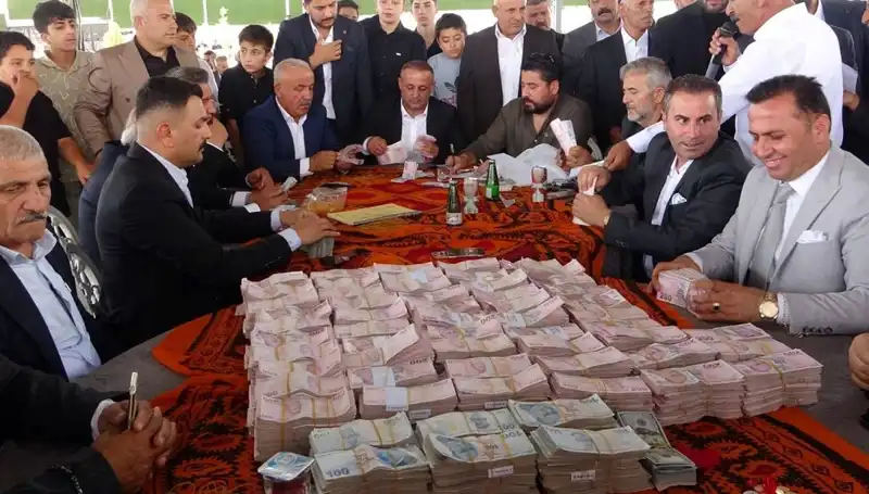 Aşiret Düğününde Aşırı Harcama: 1,5 Kilo Altın ve 7,5 Milyon TL!