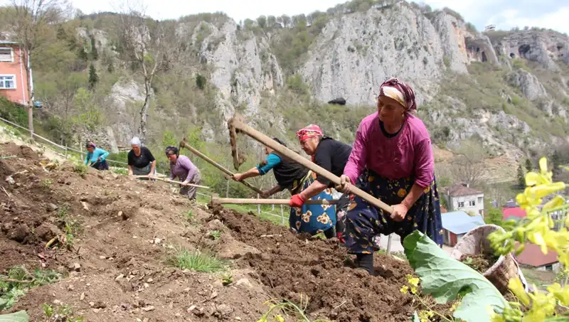 Zorlu Mesai Başladı: Sepetler ve Kazmalarla İşe Koşuyorlar!